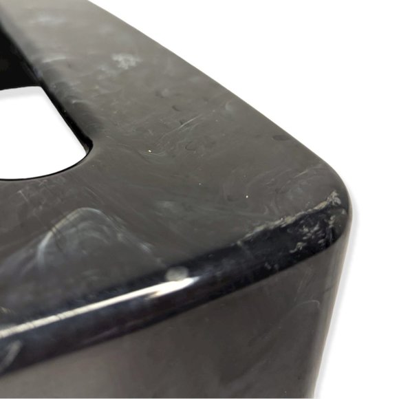 Vintage Faux Black Marble Tissue Box Cover - Picture 11 of 11